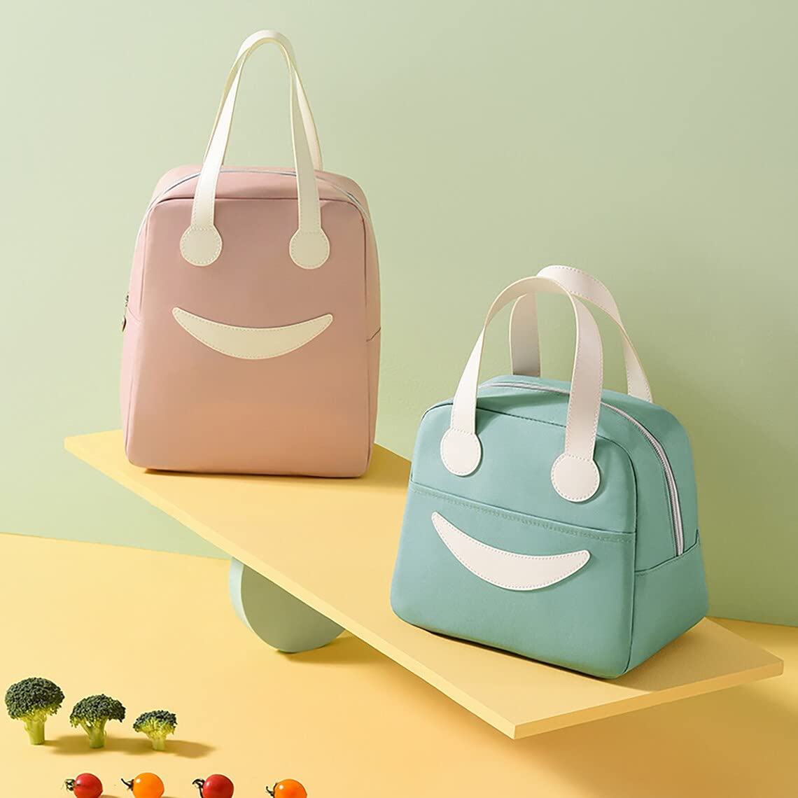 UK-0755 Food Carrier Insulated Lunch Bag Reusable Thermal Tote for Picnics, Travel, Work & School | Leakproof Lunch Box for Kids and Adults
