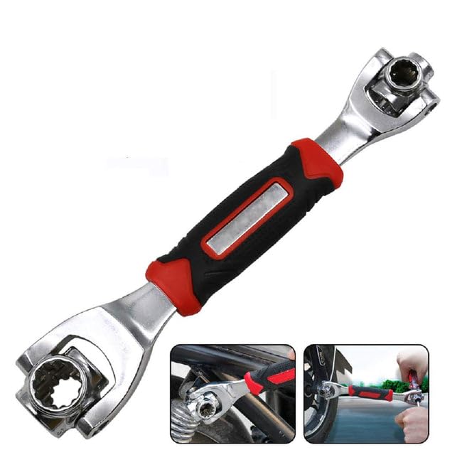 UK-0104 48 in 1 Socket Point Universal Car Repair 360 Degree Fixed Square, Hex, Torx Hand Tool Wrench