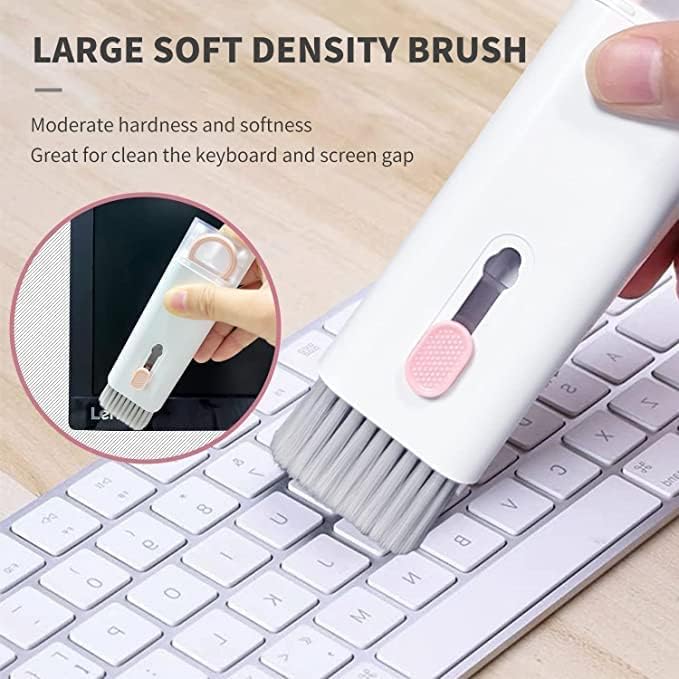 UK-0870 7 in 1 Electronic Cleaner Kit, Keyboard Cleaner Kit with Brush, 3 in 1 Cleaning Pen for AirPods Pro, Multifunctional Cleaning Kit for Earphone, Keyboard, Laptop, Phone, PC Monitor