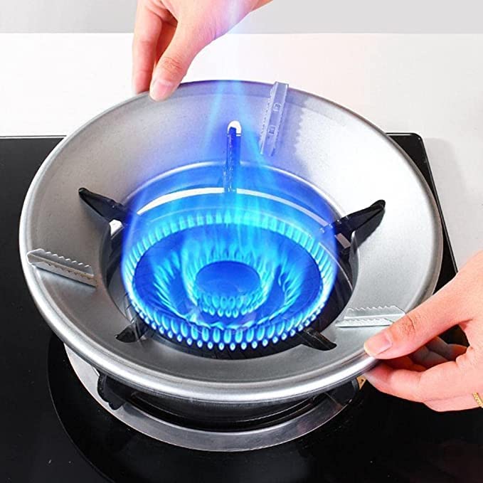 UK-0123 Gas Saver Burner Stand | Gas Saver Jali | Home Gas Stove Fire & Windproof Energy Saving Stand
