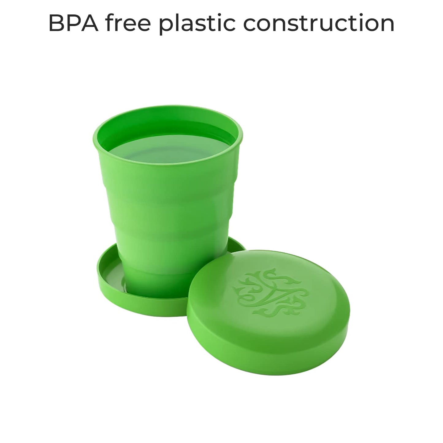 UK-0032 PORTABLE UNBREAKABLE MAGIC CUP / FOLDING / POCKET GLASS FOR TRAVELLING