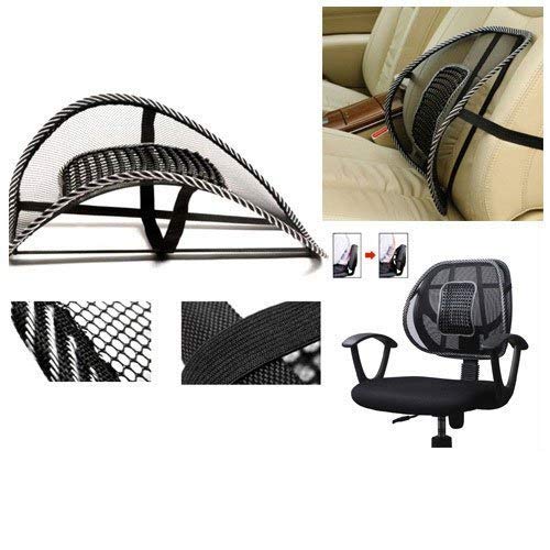 UK-0792 Lumbar Support Mesh Cushion Pad, Universal Back Lumbar Support Chairs For Office Chair, Home, Car, Seat To Relieve Pain