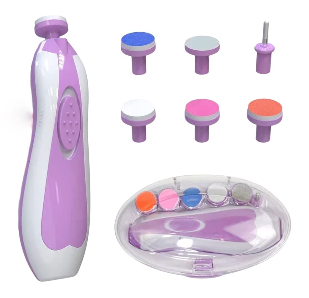 UK-0116 Baby Nail File Grinder Set Safe Nail Trimmer Kit for Kids Safe& Effective Baby Manicure Manicure Tools