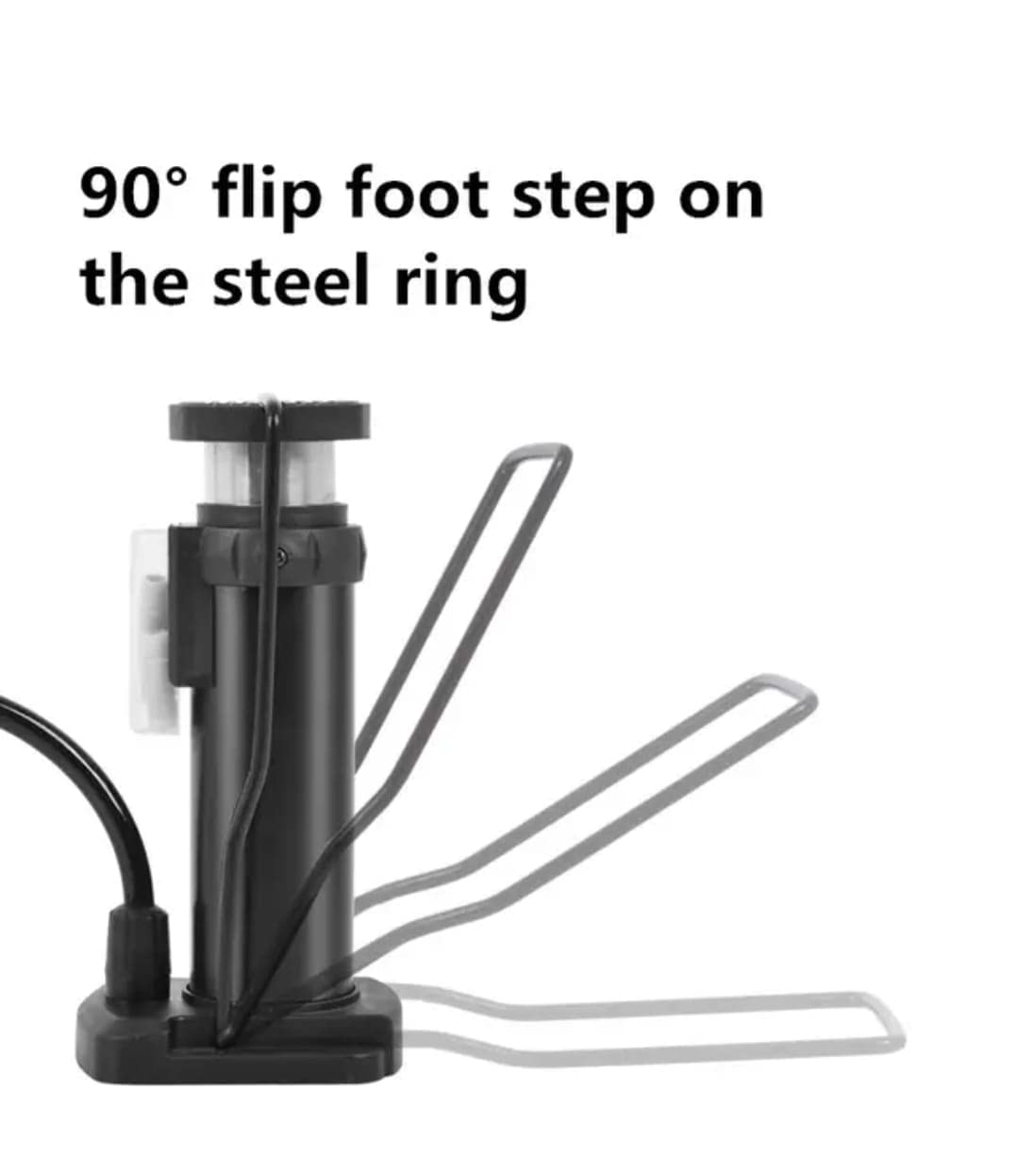 UK-0098 Portable High Pressure Foot Air Pump Heavy Compressor Cylinder with Pressure Gauge Floor Pump for Motorbike, for Cars, Bicycle, Football, Cycle Pump