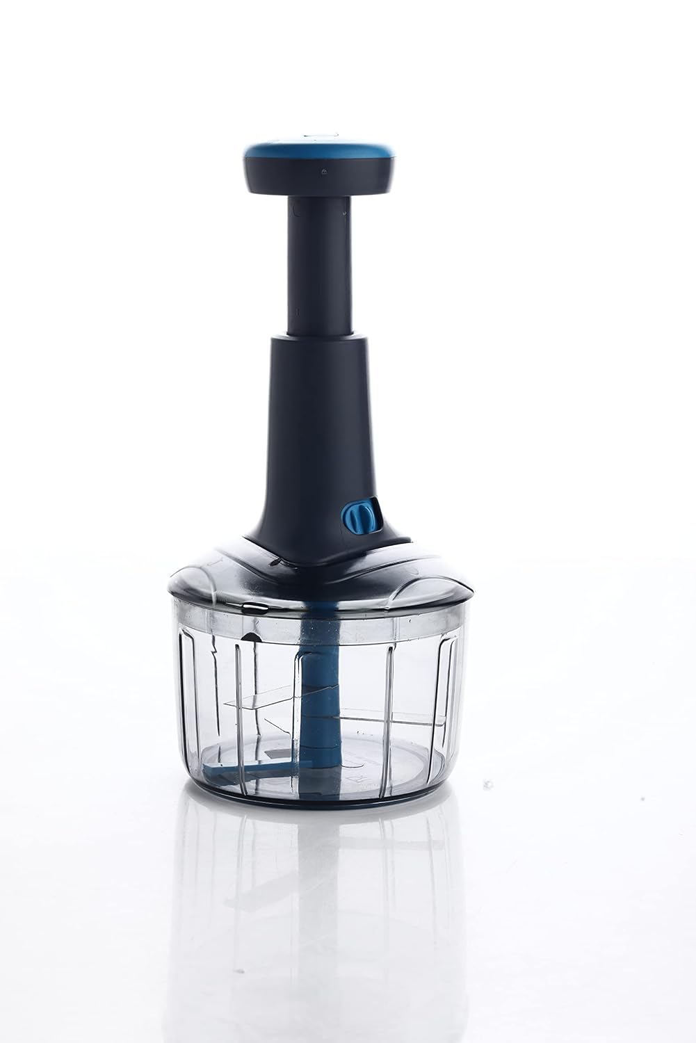 UK-0201 GANESH Hand Press Bingo Push Chopper with Lock & Unlock System, Mini Handy & Compact Chopper(750ML)