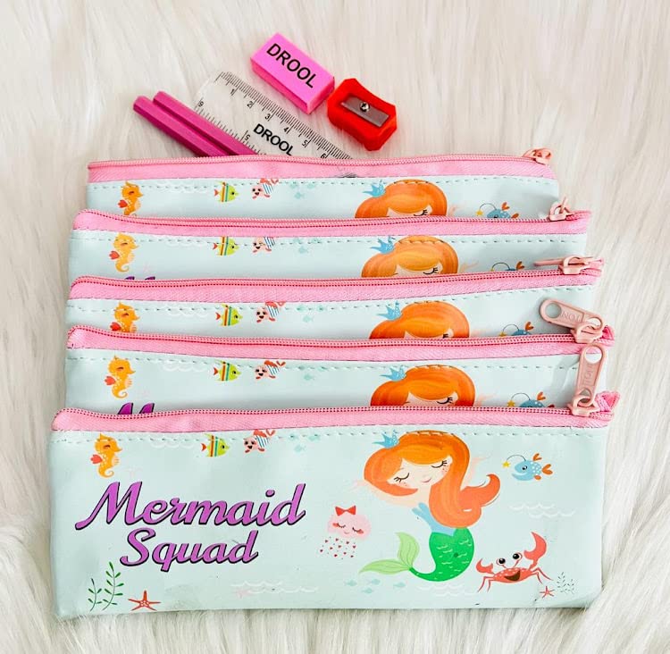 UK-0564 Mermaid Pencil Case Pencil Pouch for Kids Mermaid Pencil Pouch Travel Cosmetic Pouch