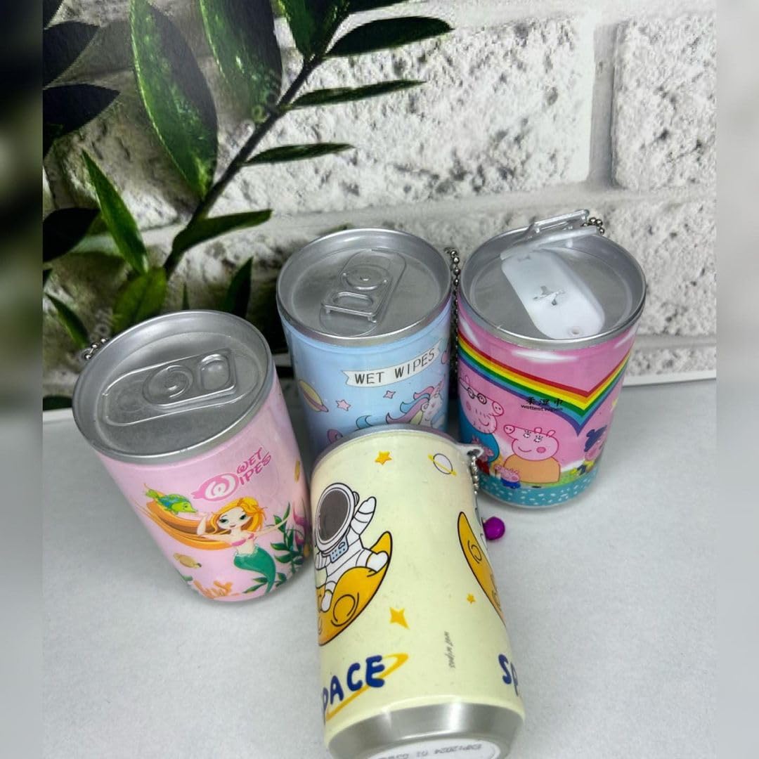 UK-0781 Wet Wipes Tissue Can for Cleaning Face Body for Kids Women and Men Soft Cologne Face Wet Wipes tissues in a Can