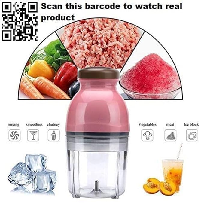 UK-0329 Portable Electric Blender Mini Food Processor Mixers Grinder Chopper Capsule Cutter