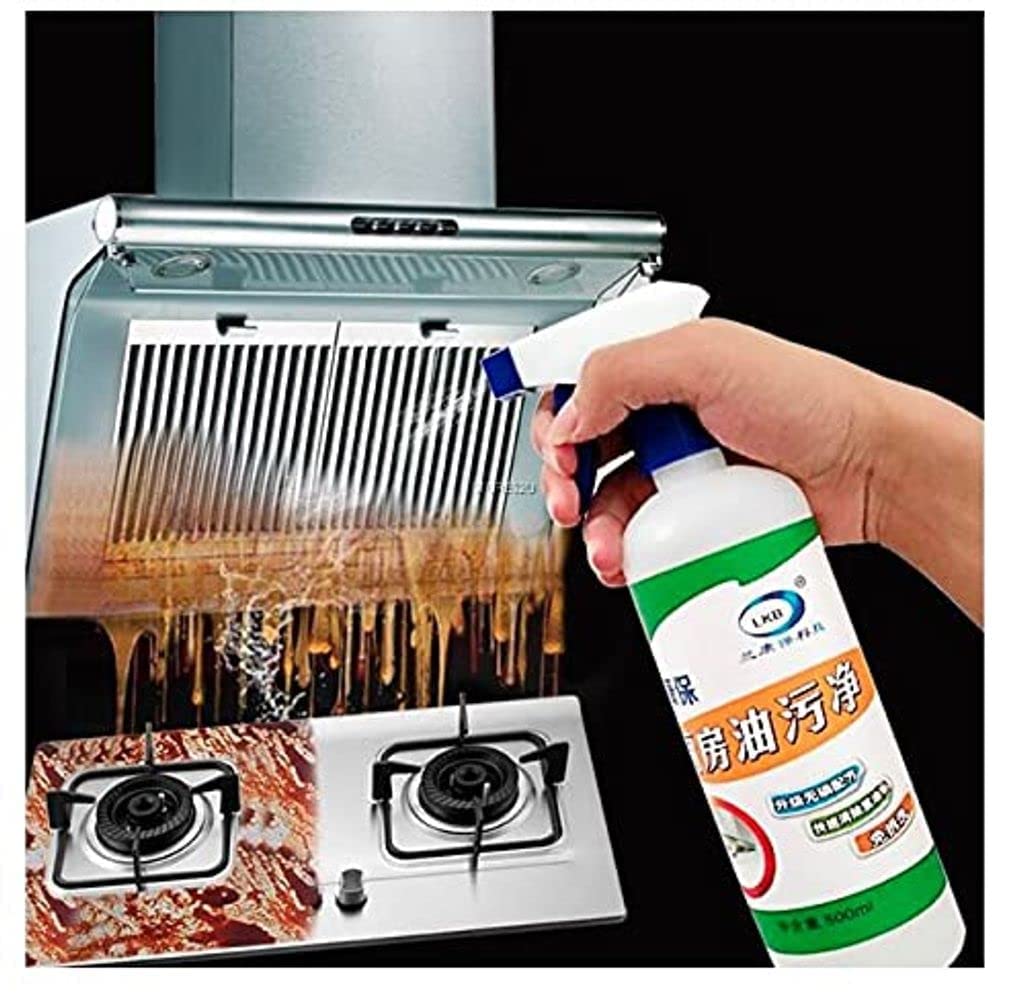 UK-0360 Kitchen Degreaser Cleaner Spray Oil & Grease Stain Remover Stove & Chimney Cleaner Spray Non-Flammable Kitchen Slab, Tiles, Floor, Sink Cleaner Liquid