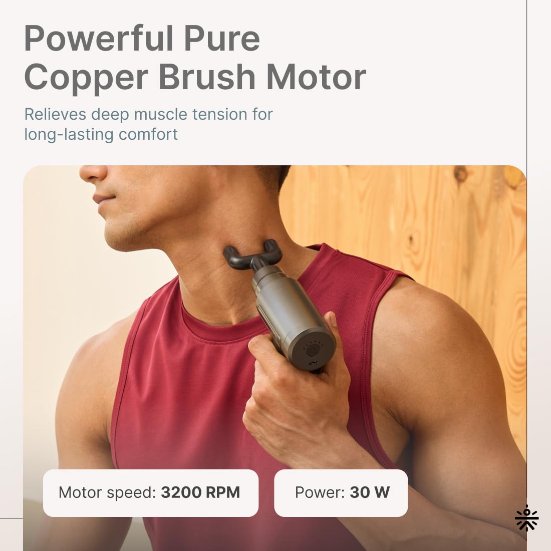 UK-0907 Portable Massage Gun – Deep Tissue Massager for Pain Relief | Unisex Handheld Muscle Relaxing Machine, 6 Speeds & 4 Heads