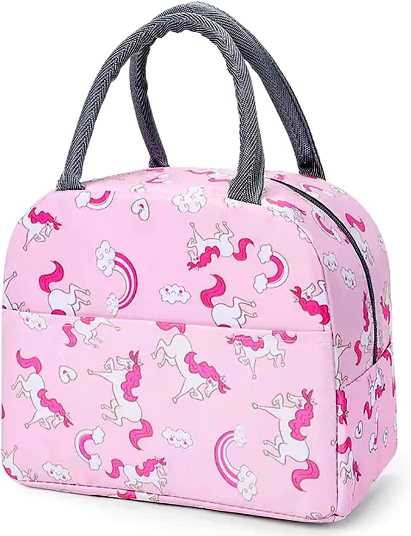 UK-0358 Lunch Bag for Office Women | Tiffin Insulated Handbag for Lunch Box | School, Picnic, Office, Outdoor