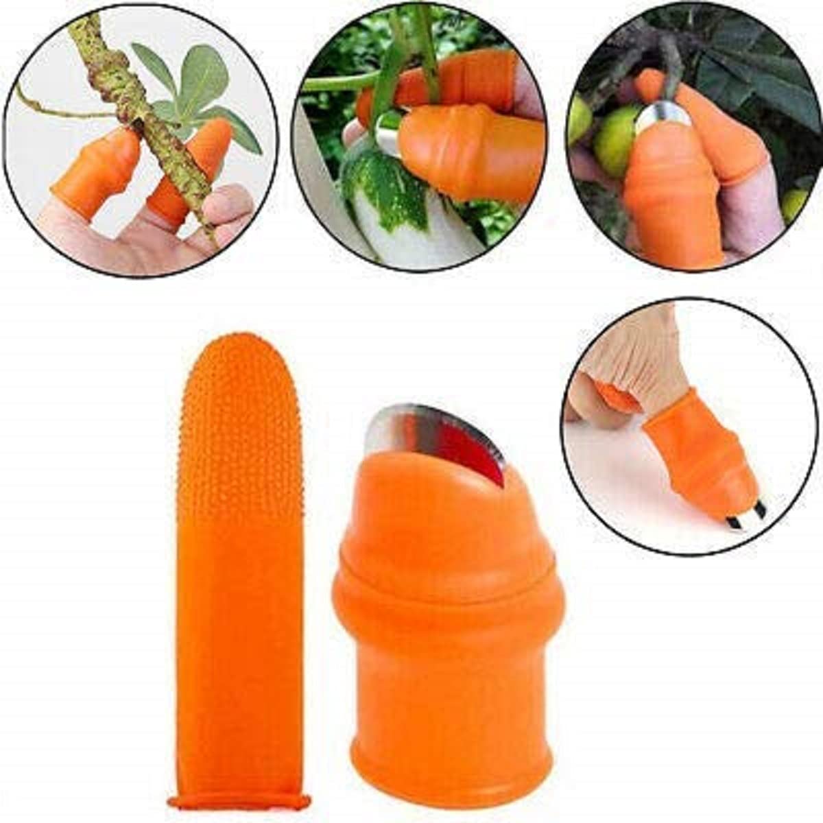 UK-0215 Thumb Knife Finger Cutter Kitchen Knife Set for Kitchen Garlic Peeler for Kitchen Finger Thumb Cutter