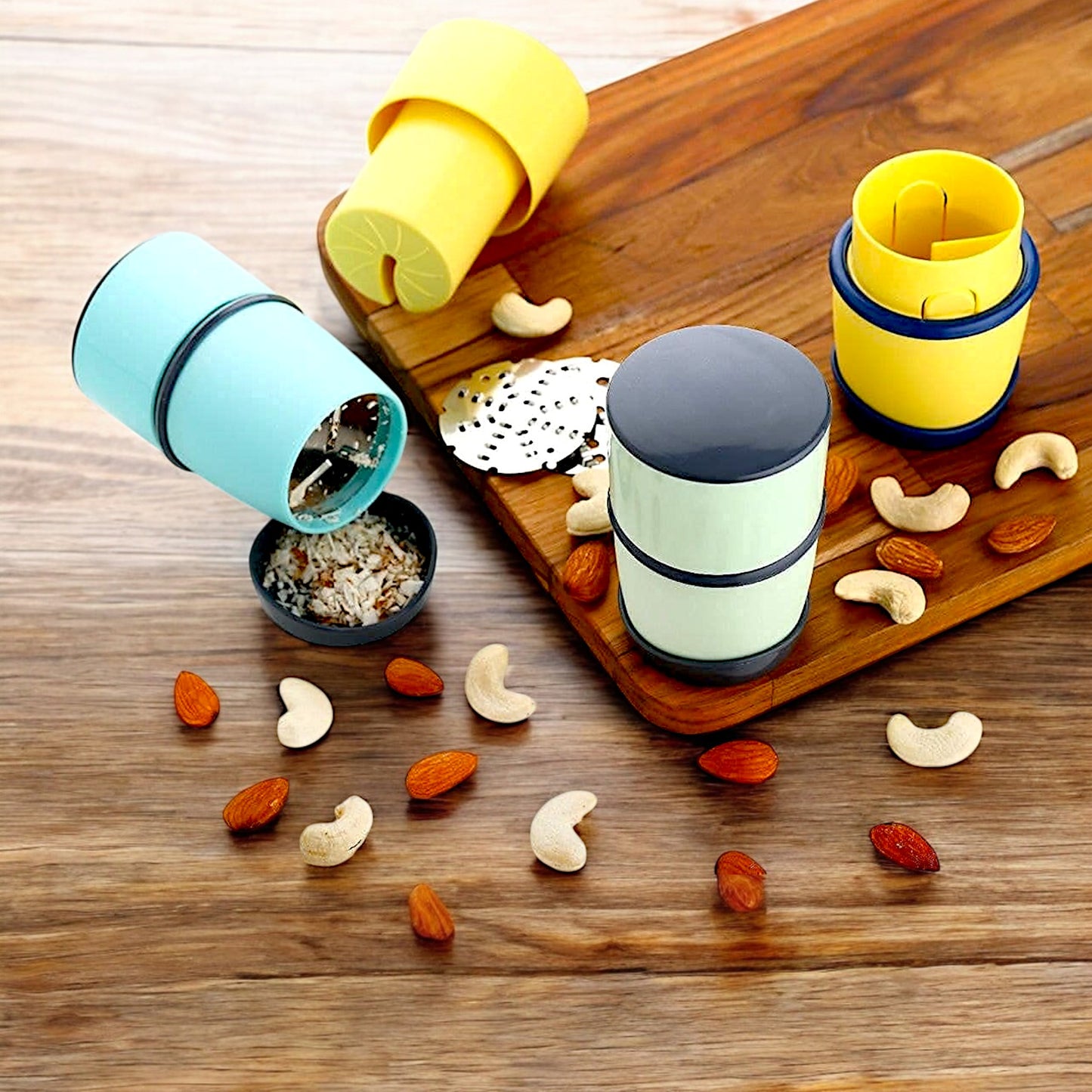 UK-0840 Dry Fruit Slicer and Cutter Handy Nut Cutter, Butter Slicer, Kitchen Gadgets, Chocolate Slicer, Dry Fruit Chopper(Multicolor)