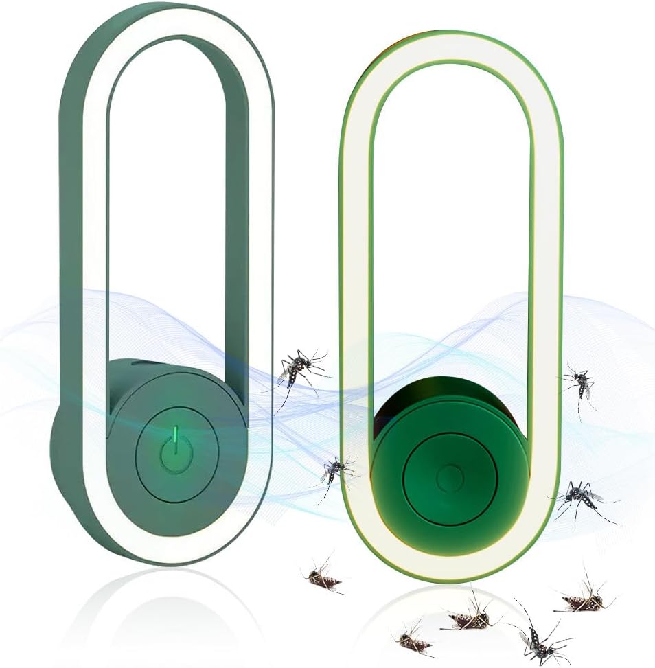 UK-0138 Mosquito Lamp USB, Ultrasonic Pest Control with LED, Mosquito Killer Indoor, Mosquito Killer Lamp for Indoor Spaces, Ultrasonic Mosquito Killer for Attracting Fruit Flies