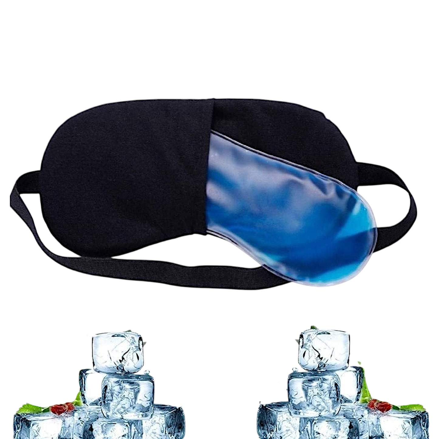 UK-0823 Eye Mask with Ice Pack Sleeping Mask for Multipurpose Use | Most Creative Sleeping mask with Cooling Pack