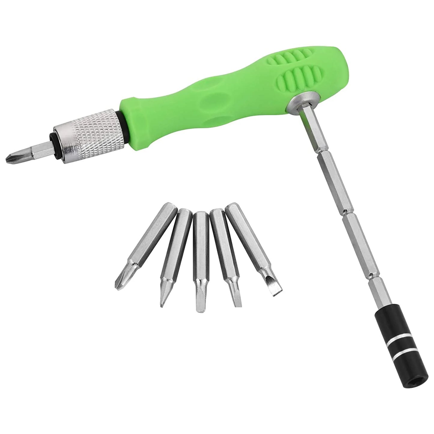 UK-0114 32 In 1 Mini Screwdriver Bits Set with Magnetic Flexible Extension Rod for Home Appliance, Laptop,Mobile