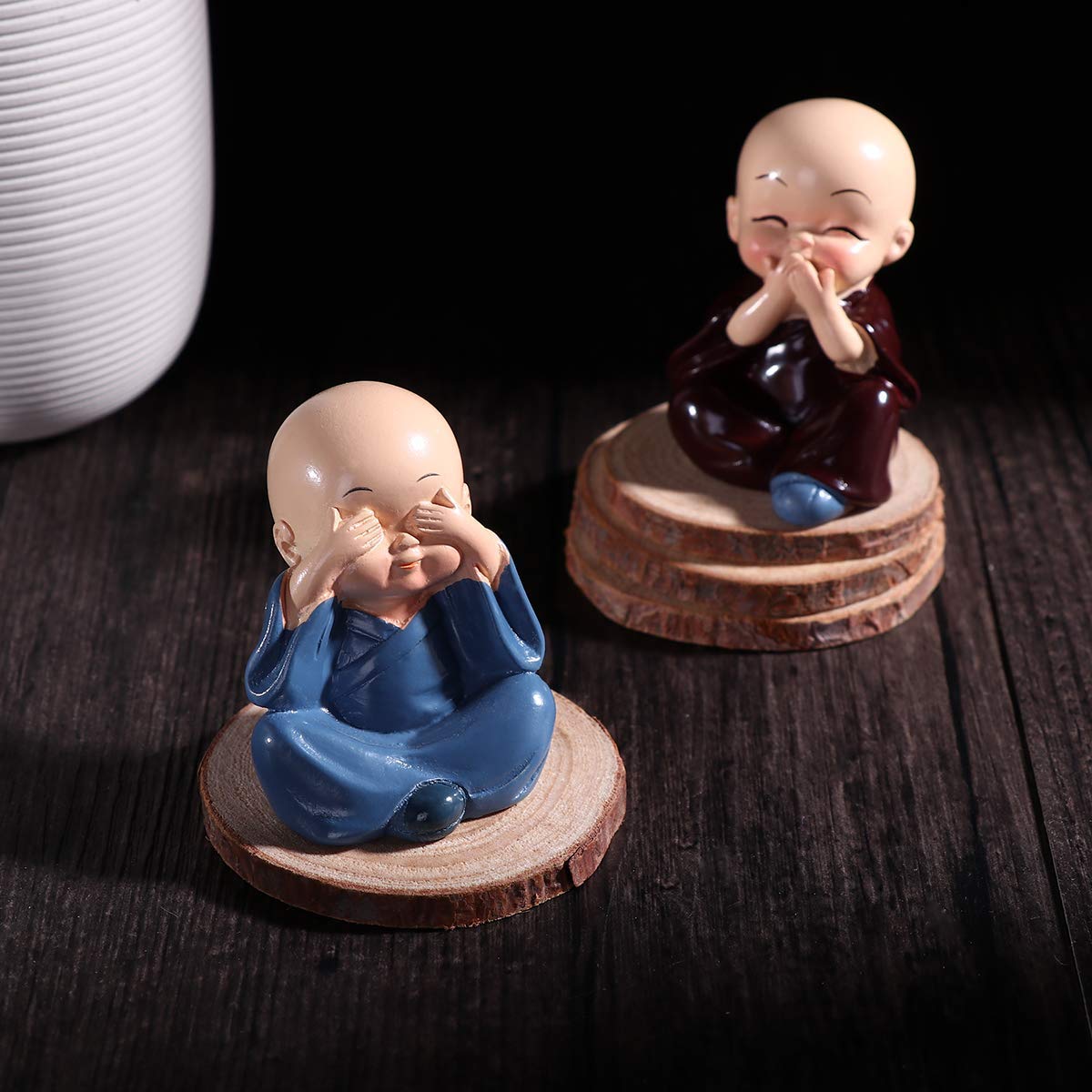 UK-0131 Baby Buddha 4PC and Show Piece Used for House, Office and Official Decorations ETC