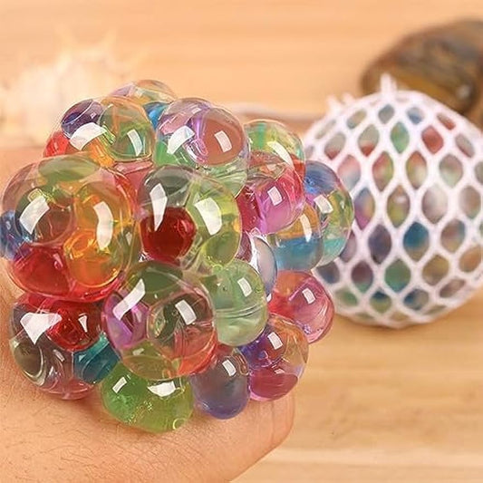 UK-0731 Squishy Jelly Ball filled with Fruits, Anti Stress Pressure Relieve Hand Exercise Toy for Kids & Adults