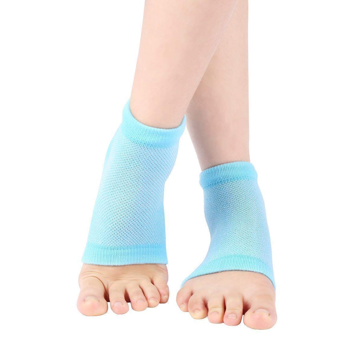UK-0125 Heel Pain Relief Silicone Gel Heel Socks, Toeless Spa Sock for Foot Care Treatment, Orthopaedic Socks Heel Protector Socks For Men And Women
