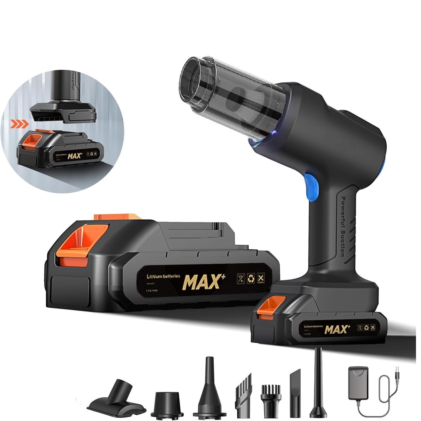 UK-0610 High Power 240V Car Vacuum Cleaner Wireless Handheld Vacuum Cleane