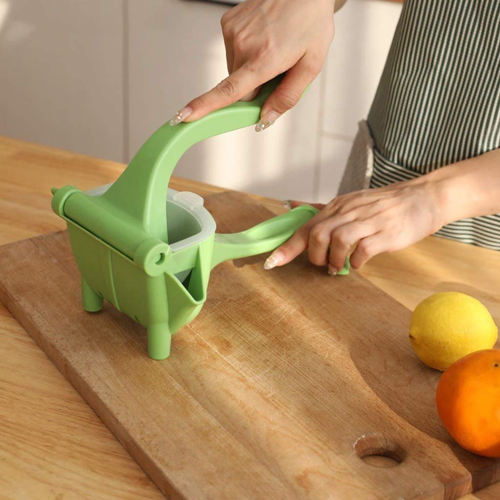 UK-0836 Manual Plastic Fruit Juicer, Hand Press Lemon Squeezer Hand Juicer Citrus Press Juicer Fruit Extractor Tool for Orange, Limes, Lemon
