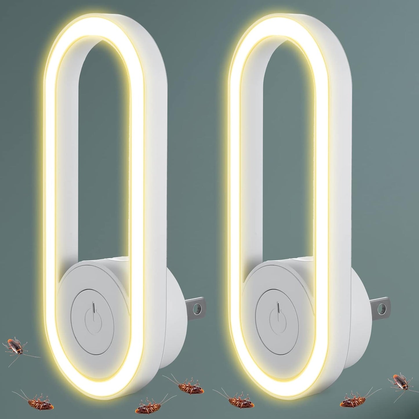 UK-0138 Mosquito Lamp USB, Ultrasonic Pest Control with LED, Mosquito Killer Indoor, Mosquito Killer Lamp for Indoor Spaces, Ultrasonic Mosquito Killer for Attracting Fruit Flies