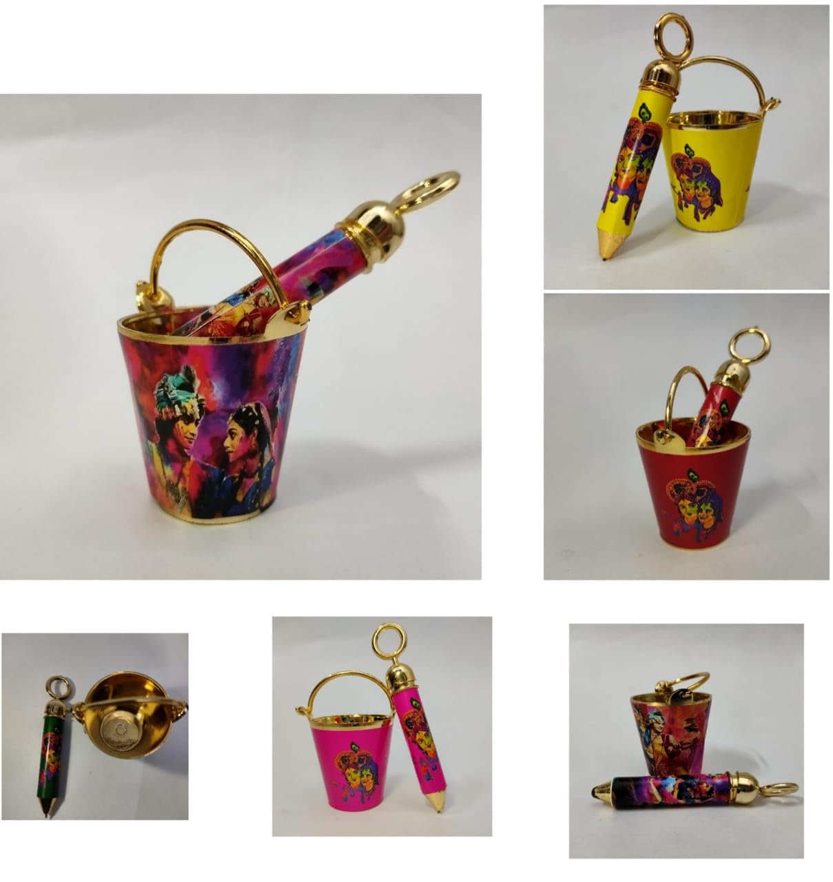 UK-0810 Holi Bucket and Pichkari/Pichakari Set for Holi Celebration for Holi Festival Daily Bathing Toy Combo(Multicolor)