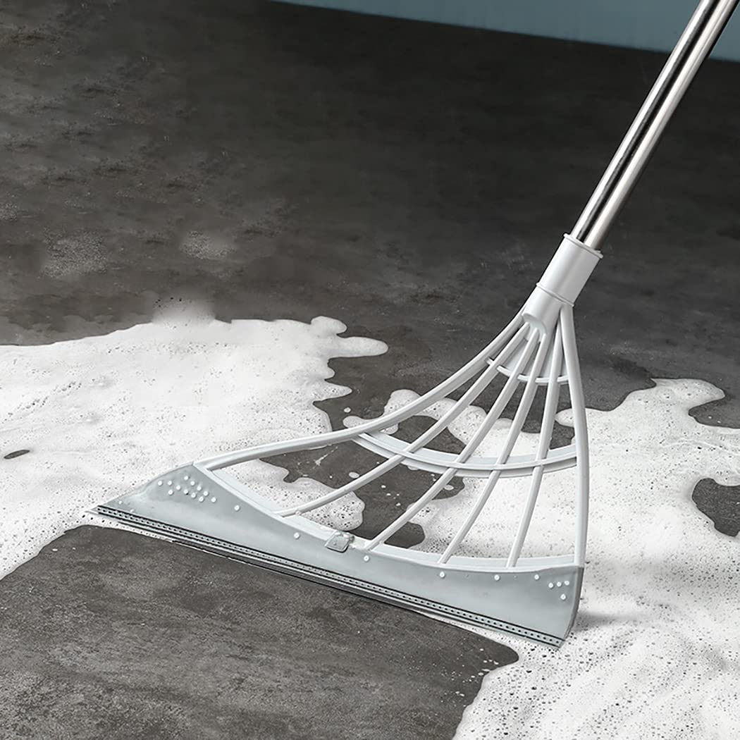 UK-0710 Magic Broom Wipe Squeeze Silicone Mop,Multifunction Magic Broom, Bathroom Wiper Broom, Multi Magic Wiper Window and Floor Cleaner