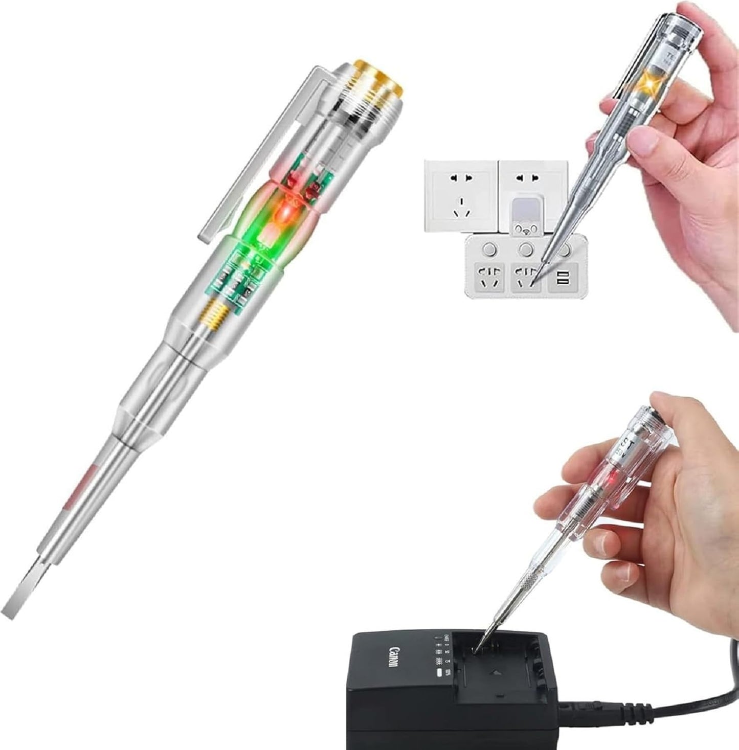 UK-0724 Multifunction Dual LED AC-DC Light Tester Pen