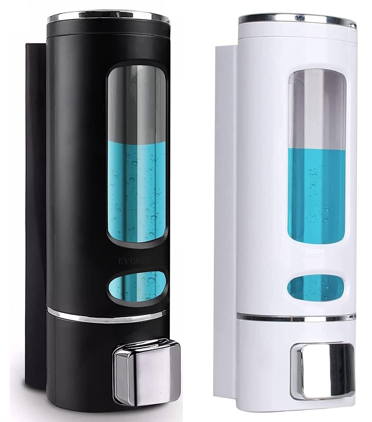 UK-0962 Wall Mounted Soap Shampoo Conditioner Hand Wash Gel Dispenser Liquid Soap Sanitizer Dispenser for Bathroom