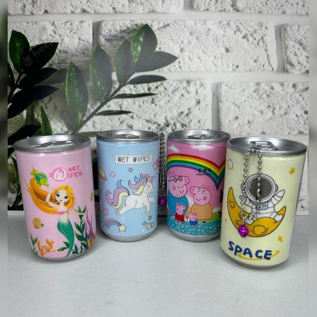 UK-0781 Wet Wipes Tissue Can for Cleaning Face Body for Kids Women and Men Soft Cologne Face Wet Wipes tissues in a Can