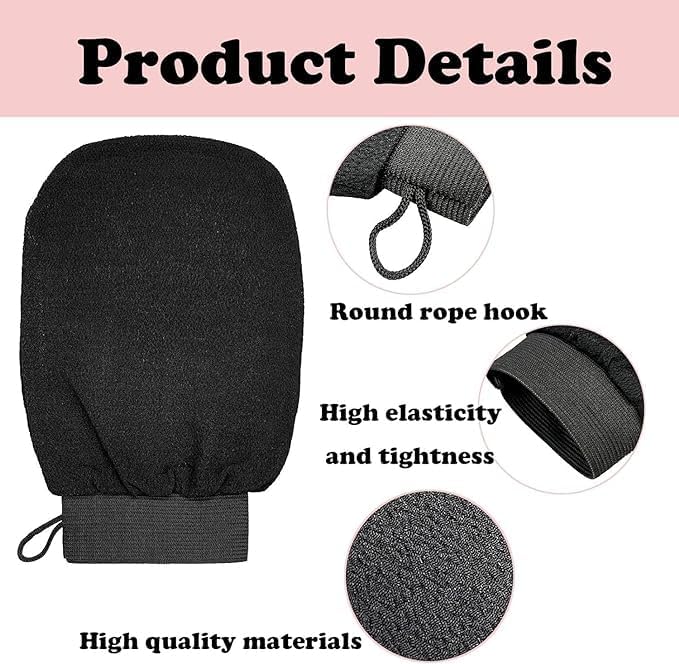 UK-0857 Dead Skin Gloves for Dead Skin Bath Scrub Glove Body Whitening Body Exfoliator Mitt