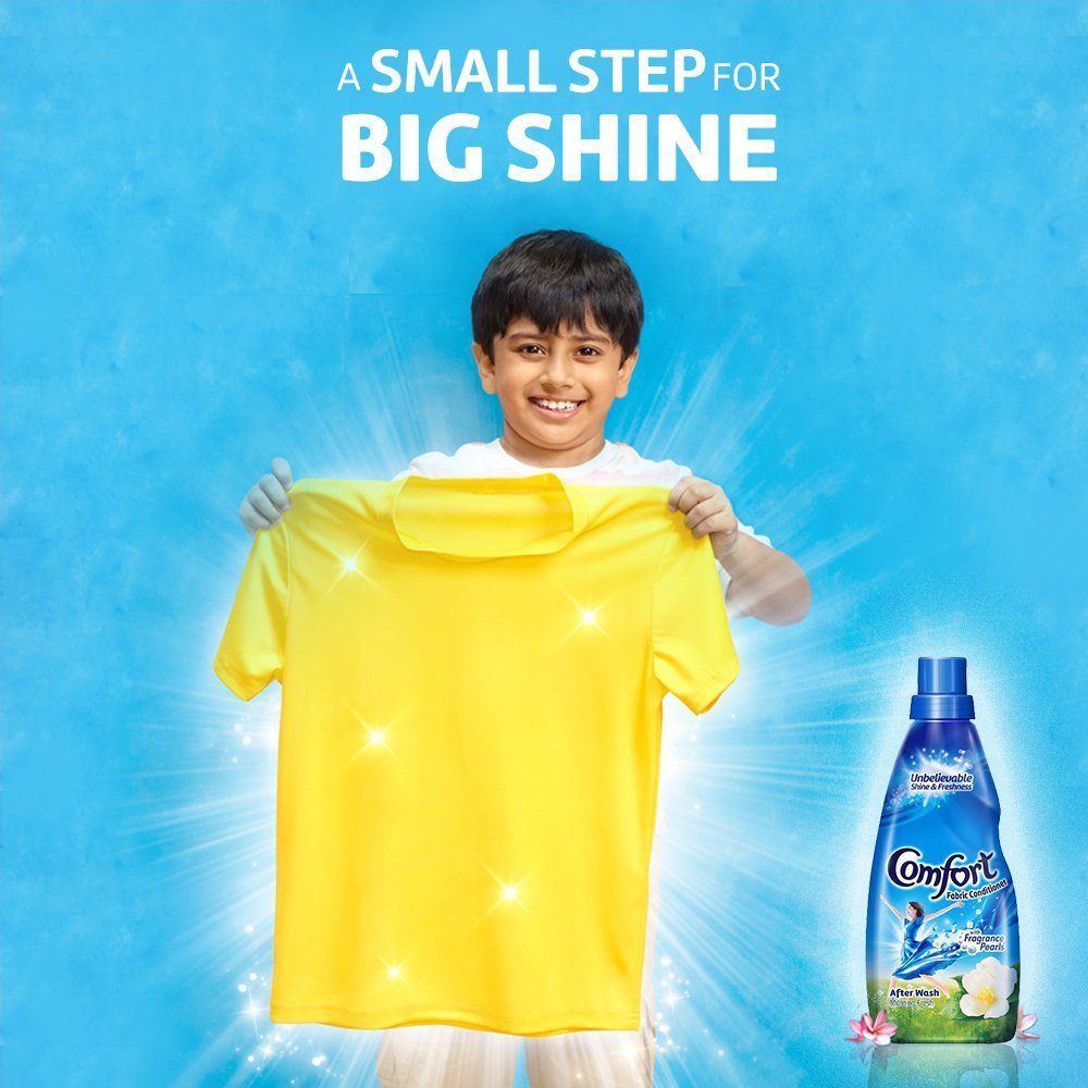 Comfort Anti Bacterial Fabric Conditioner | After Wash Liquid Fabric Softener | Softness, Shine & Long Lasting Freshness