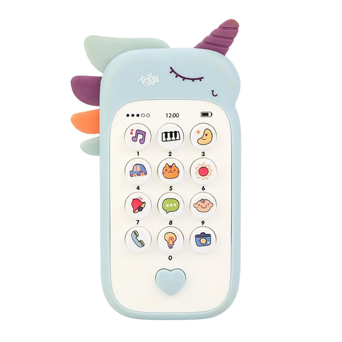UK-1043 Learning Toy Phone Baby Girl Kids Toy , Sounds, Music, Easter Basket Stuffers Toys with Music