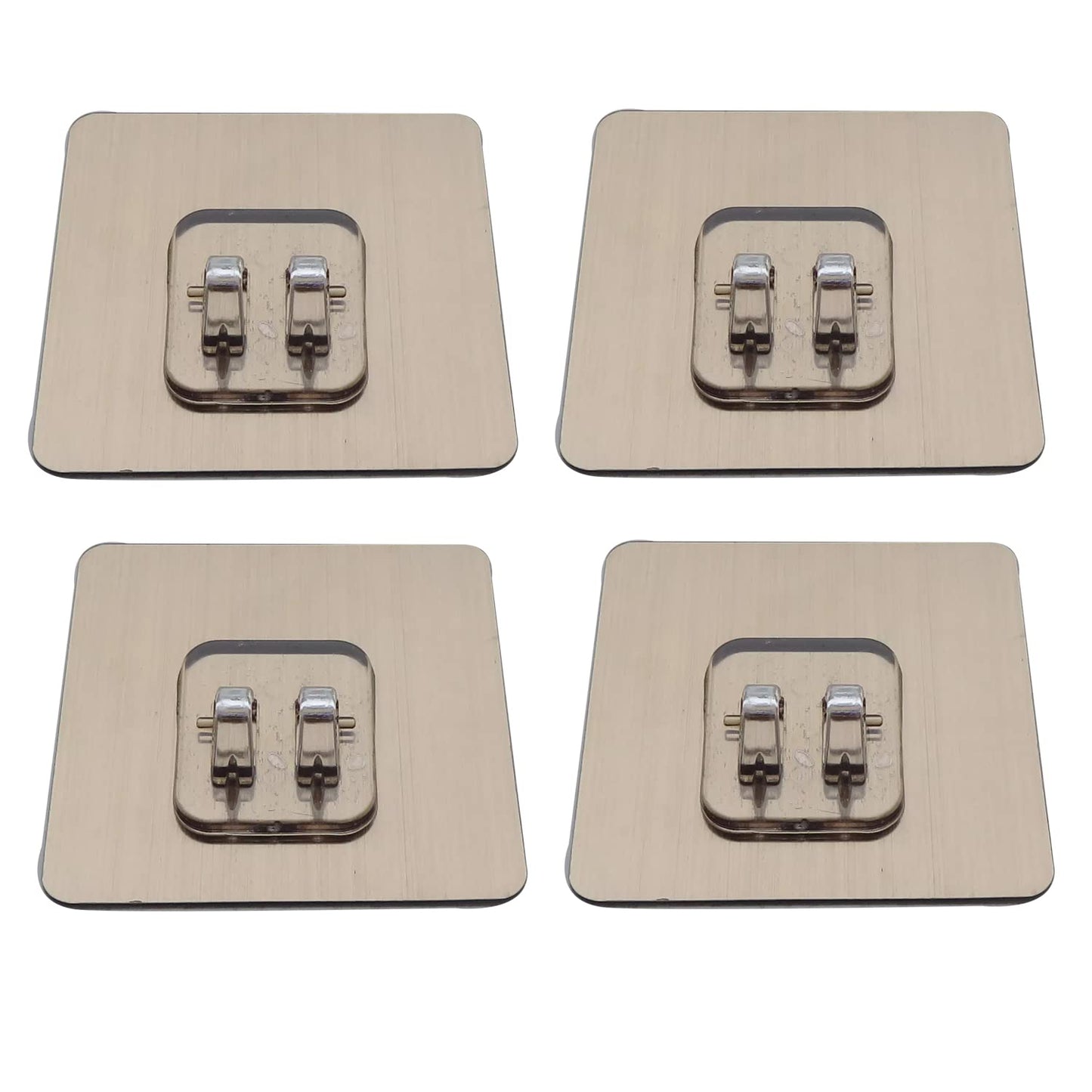 UK-0887 Self Adhesive Wall Hook Seamless Stickers Wall-Mounted Super Strong PVC Waterproof Big Adhesive Heavy Duty Magic Sticky
