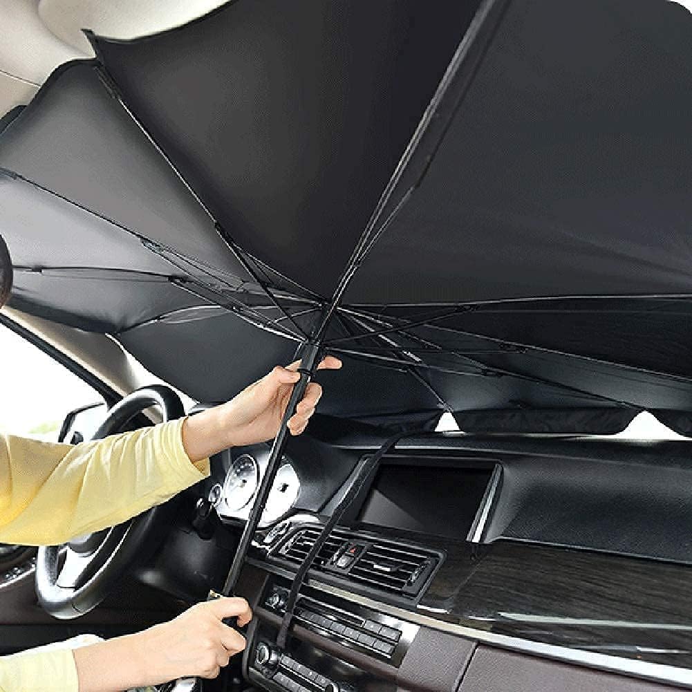 UK-0807 Car Windshield Sun Shade Umbrella And Heat Sun Visor Protector Foldable Reflector Umbrella