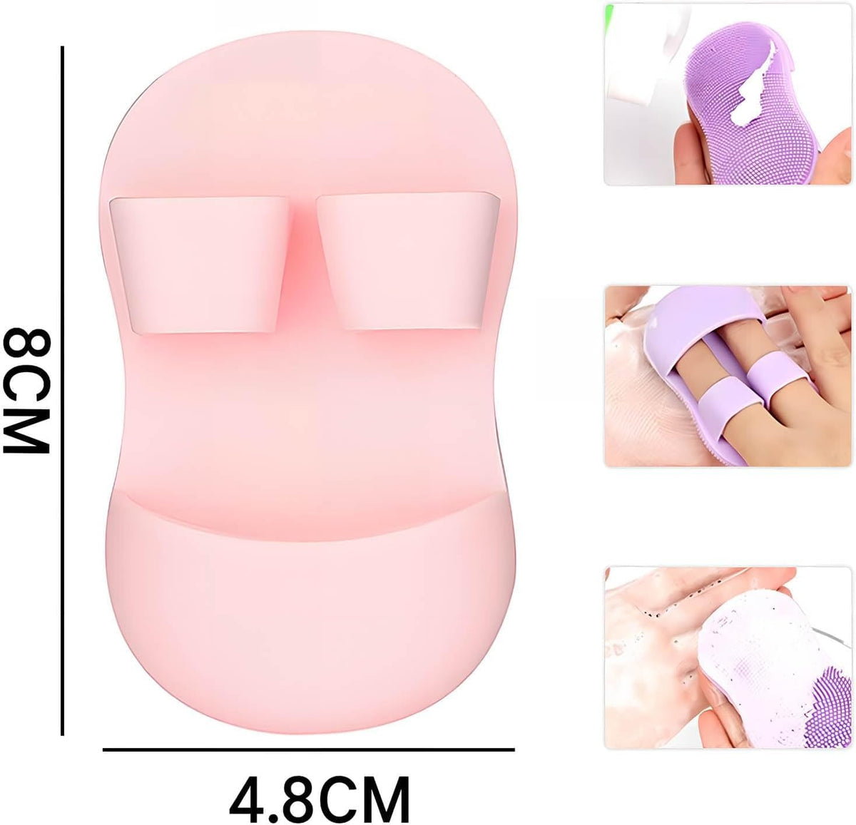 UK-1086 Face Scrubber For Women And Men, Silicone Face Cleansing Brush Face Scrubbers Soft Exfoliators Cleaning Tool, Facial Cleansing Brush For Pimples Blackhead Remover Deep Cleans Skin Care (1Pcs)