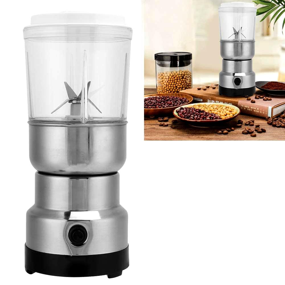 UK-0862 2 in 1 Nima Coffee Mixer Grinder Stainless Steel Multifunctional Grinder, Electric Grinder, Coffee Maker,Smash Machine for Coffee Beans, Household Electric Mixer Grinder