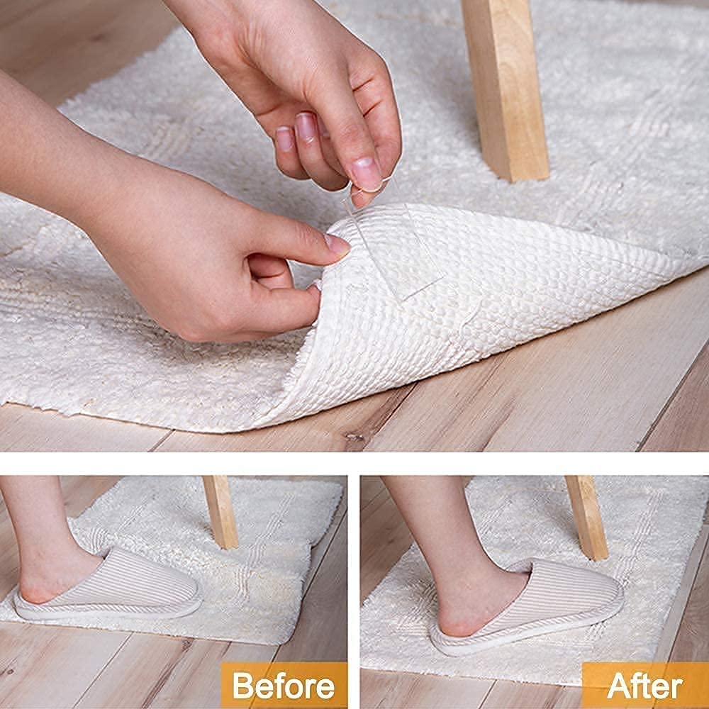 UK-0107 3 Meter Multipurpose Double Sided Tape - Adhesive Silicone Tape, Heavy Duty, Heat Resistant, Multi-Functional, Removable, Washable, Reusable Anti-Slip Gel Nano Grip Tape