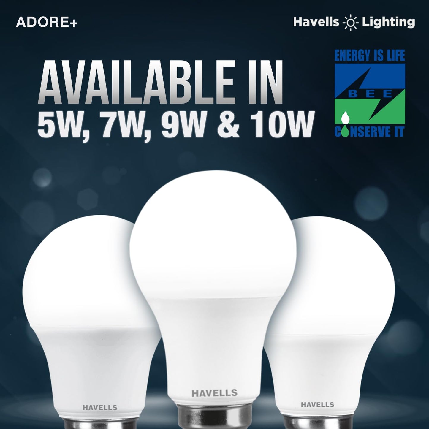 UK-0722 Havells 9W LED B22 Bulb
