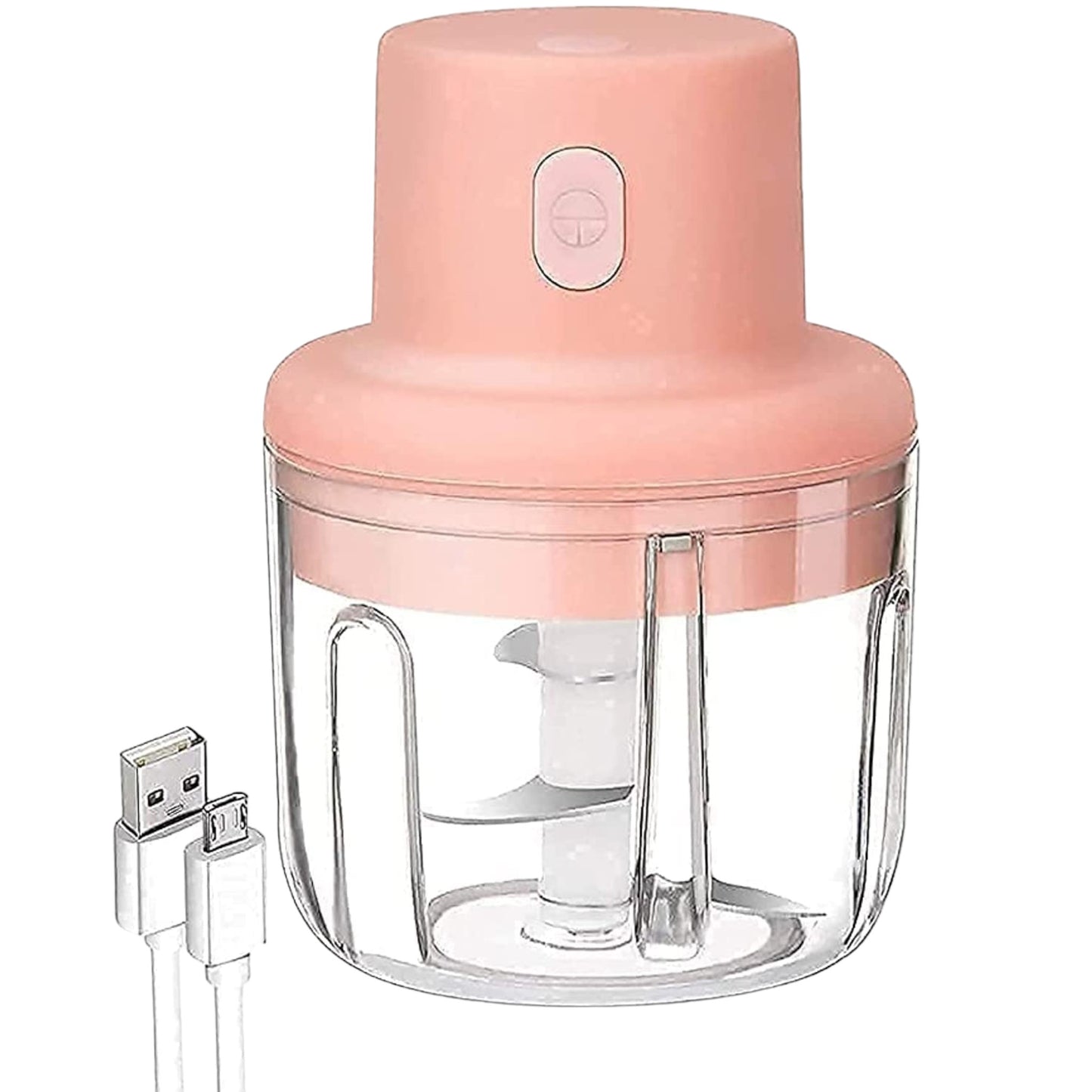 UK-0552 Electric Mini Garlic Chopper 250ML, Portable Mini Food Chopper with USB Charging