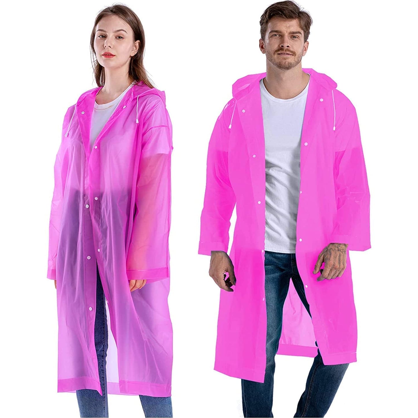 UK-0875 EVA Waterproof Rain Coat Universal Outdoor Water Resistant Rainwear Suit for Men - Women Boys & Girls