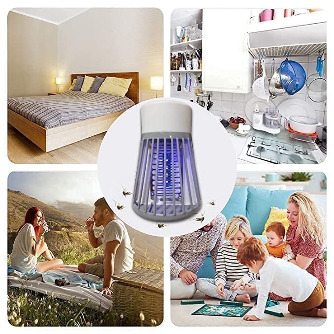UK-0774 Mosquito Killer – Mosquito Trap, Zapper, and Repellent Device with UV Light, Indoor & Outdoor Bug Killer Lamp, Plug-in Insect Killer
