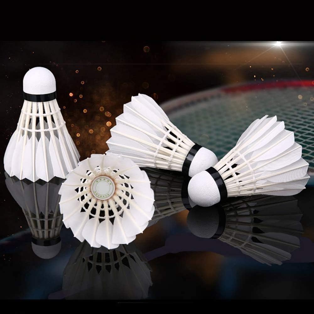 UK-0829 Durable Feather Shuttlecock | High-Performance Feather Design for Indoor & Outdoor Badminton | Consistent Flight & Stability for Training & Match Play (1PC)