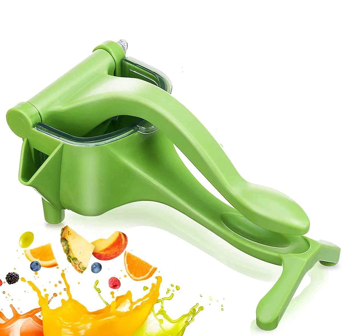 UK-0836 Manual Plastic Fruit Juicer, Hand Press Lemon Squeezer Hand Juicer Citrus Press Juicer Fruit Extractor Tool for Orange, Limes, Lemon