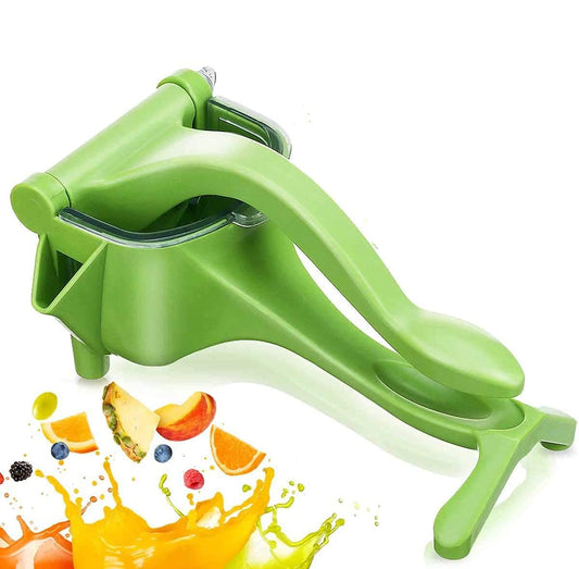 UK-0836 Manual Plastic Fruit Juicer, Hand Press Lemon Squeezer Hand Juicer Citrus Press Juicer Fruit Extractor Tool for Orange, Limes, Lemon