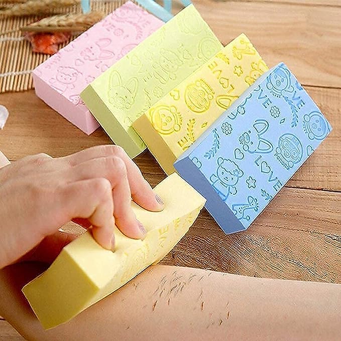 UK-0132 Ultra Soft Exfoliating Sponge | Asian Bath Sponge For Shower | Japanese Spa Cellulite Massager