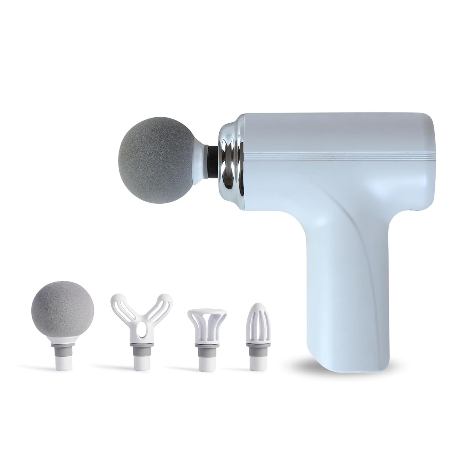 UK-1022 Massage Gun for Deep Tissue Pain Relief, 6 Speed Settings, Powerful Battery, 4 Massage Heads, Type-C Charging Port, Hammer, Tapping, Percussion, Rechargeable Full Body Massage Machine Gun Massager