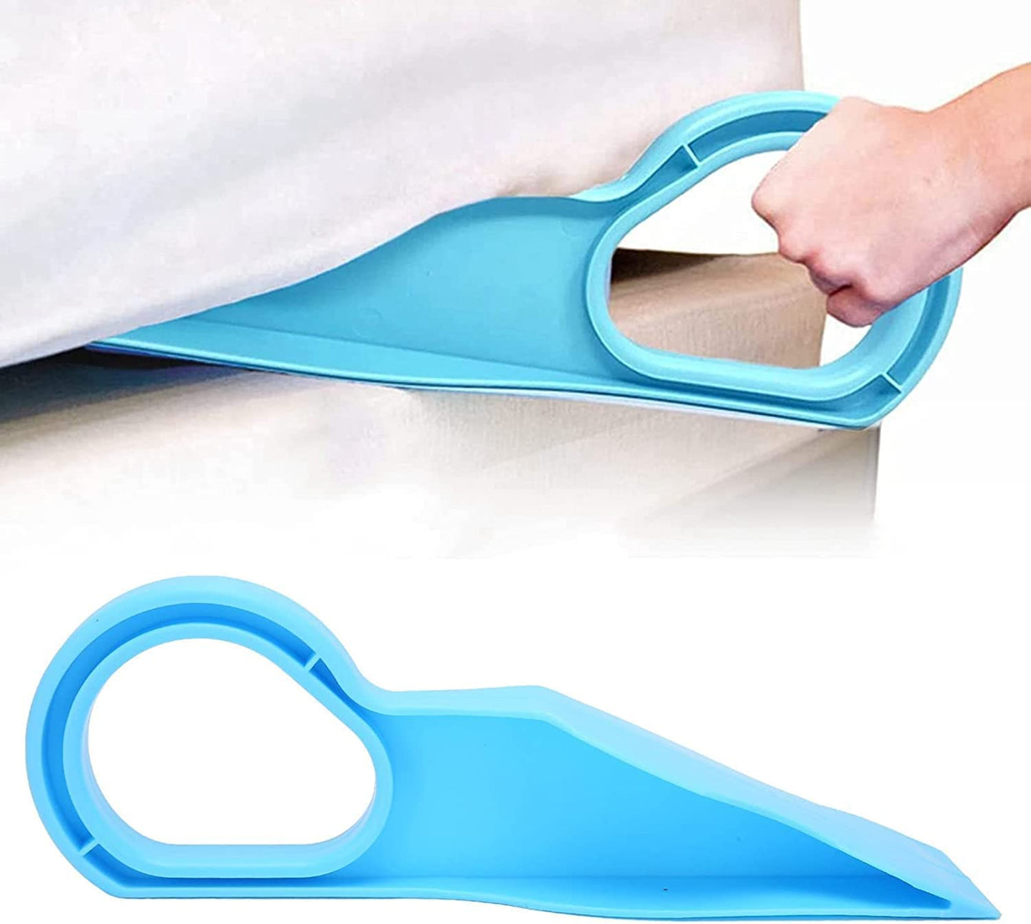 UK-0702 Mattress Lifter Tool 2 in 1 Bed Sheet Tuck in Tool, Mattress Lifter Stand Bed Lifter Helps Lift and Hold Mattress Wedge Elevator Tool Bed Making Tool