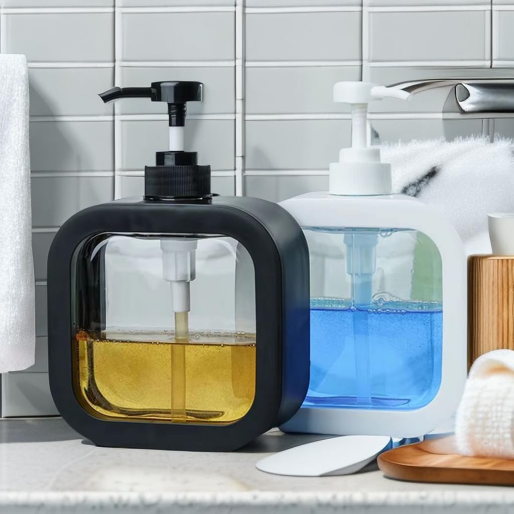 UK-0700 Modern Soap Dispenser Detachable 300 ml for Soap Liquid Laundry 300ml| Bath Accessory Sets| Pump Dispenser| Bathroom Soap Dispensers